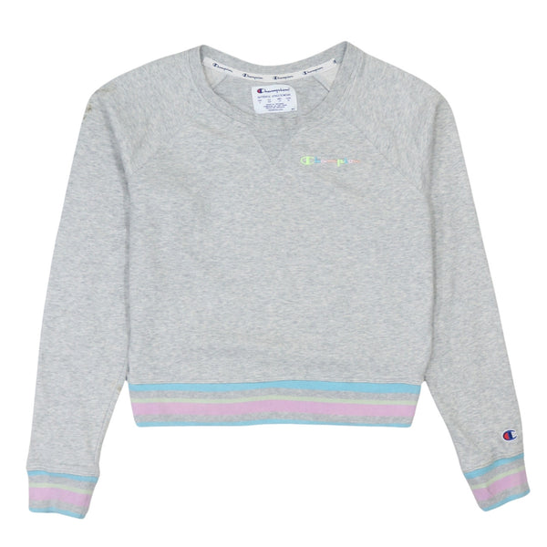 Champion 90's Lightweight Crew Neck Sweatshirt Small Grey