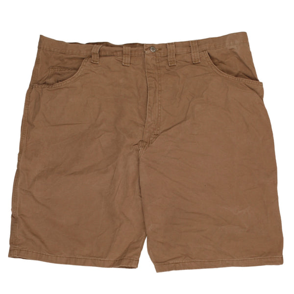 Wrangler 90's Baggy Vintage Brown Chino Shorts Men 44 Waist