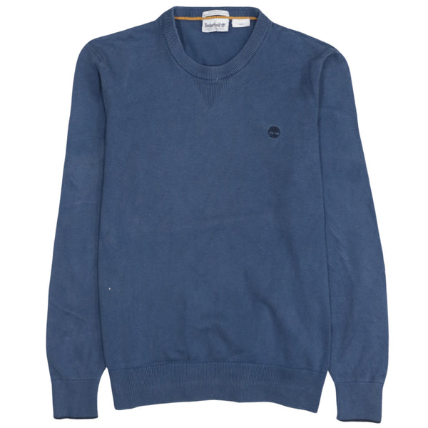 Timberland 90's Lightweight Crew Neck Sweatshirt Small Navy Blue