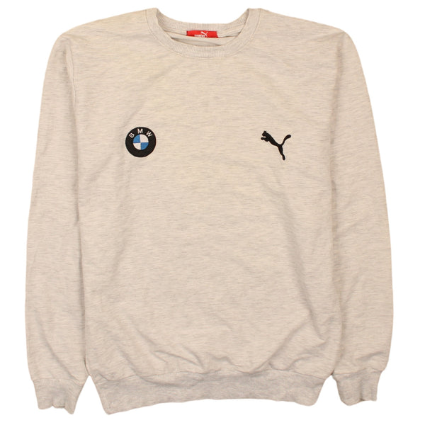 Puma Vintage 90's Grey Crew Neck Lightweight Sweatshirt, Women's M
