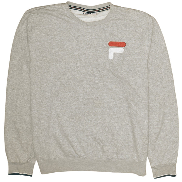 Fila 90's Heavyweight Crew Neck Sweatshirt XLarge Grey