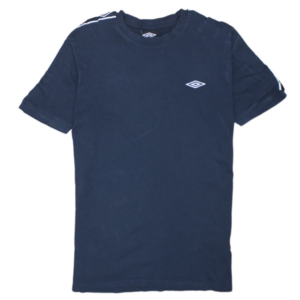 Umbro 90's Short Sleeves Crew Neck T Shirt Medium Navy Blue