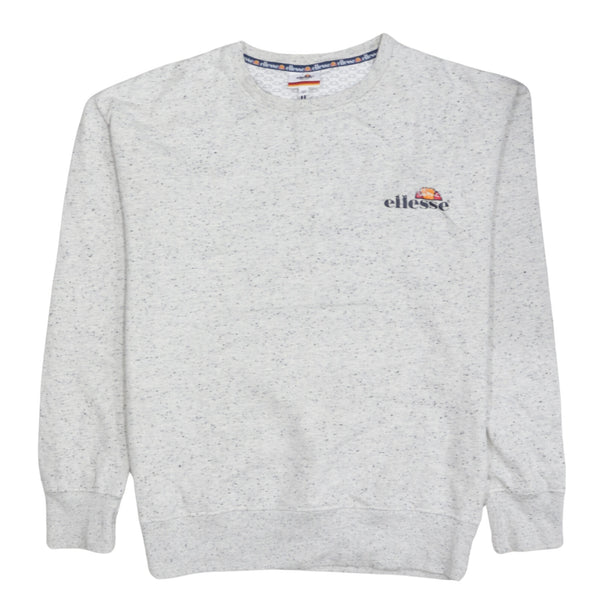 Ellesse 90's Lightweight Crew Neck Sweatshirt XSmall Grey