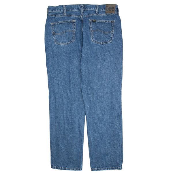 Lee 90's Lightwash Straight Leg Baggy Jeans / Pants 40 Blue