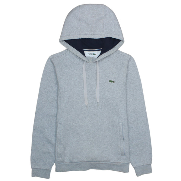 Lacoste 90's Vintage Grey Pullover Hoodie XSmall