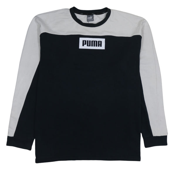 Puma 90's Lightweight Crew Neck Sweatshirt XXLarge (2XL) Black