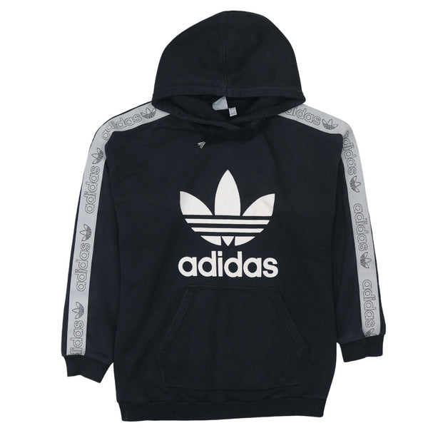Adidas 90's Spellout Pullover Hoodie Large  Black