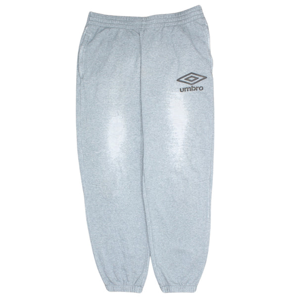 Umbro 90's Grey Large Joggers Sweatpants Tracksuit Casual