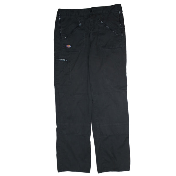 Dickies 90's Lightwash Straight Leg Baggy Trousers / Pants 34 Black