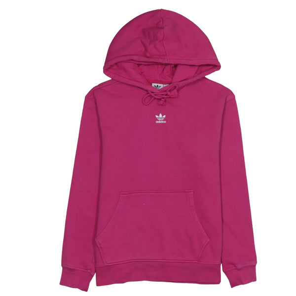 Adidas 90's Lightweight Pullover Hoodie Small Pink