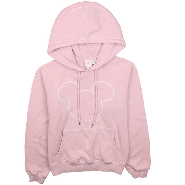 Vintage 90's Disney Mickey Mouse Pink Hoodie XSmall Men's Pullover