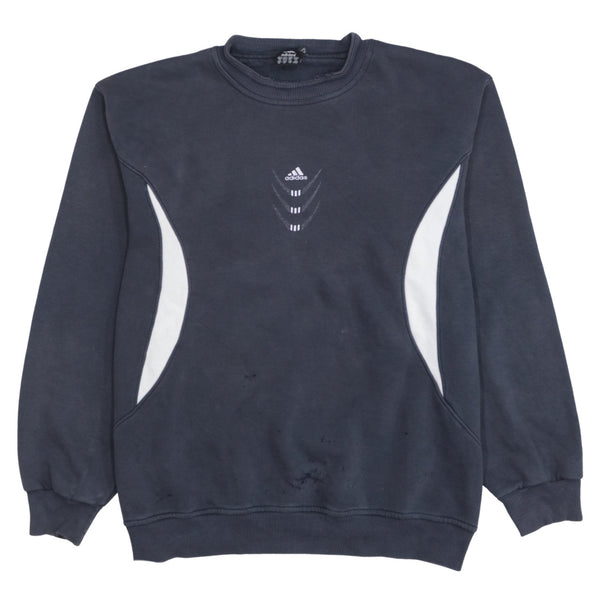 Adidas 90's Lightweight Crew Neck Sweatshirt Large  Black