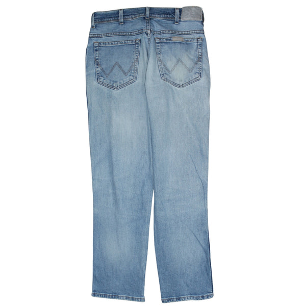 Wrangler 90's Lightweight Straight Leg Baggy Jeans / Pants 33 Blue