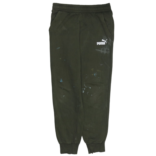 Puma 90's Vintage Casual Green Joggers Sweatpants Men's Medium