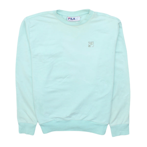 Fila 90's Heavyweight Crew Neck Sweatshirt Small Blue