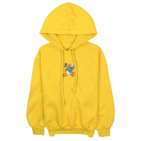 Vintage Disney 90's Yellow Duck Hoodie Pullover Men's XSmall