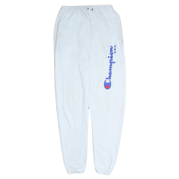 Champion 90's White Tracksuit Joggers Sweatpants Men's Small
