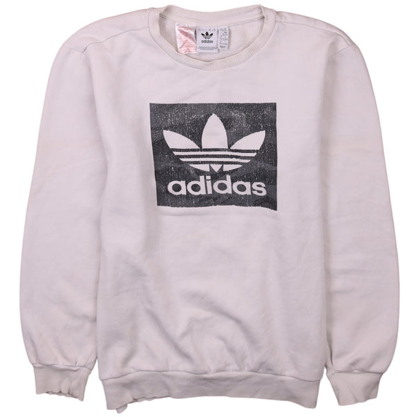 Adidas Women's 90s Vintage Spellout Crew Neck Sweatshirt X Large