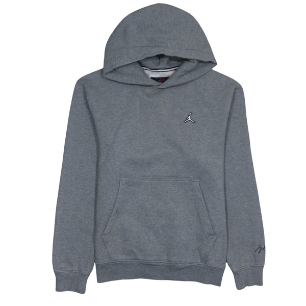 Jordan 90's Lightweight Pullover Hoodie Small Grey