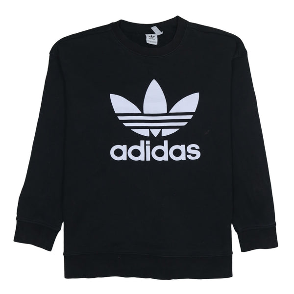 Adidas 90's Spellout Crew Neck Sweatshirt XXLarge (2XL) Black