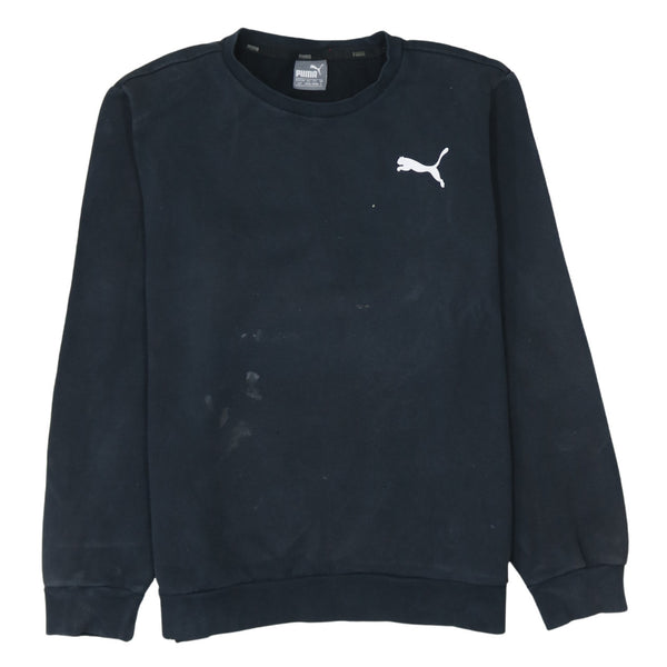 Puma 90's Lightweight Crew Neck Sweatshirt Small Black