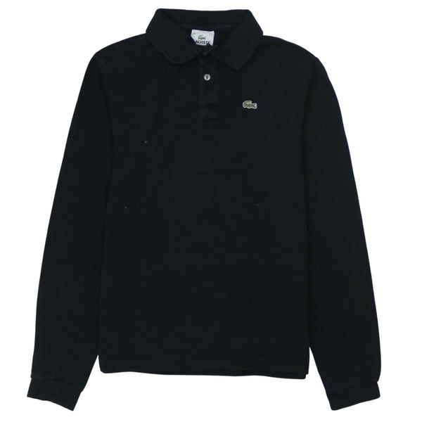 Lacoste 90's Long Sleeve Quarter Button Sweatshirt XSmall  Black