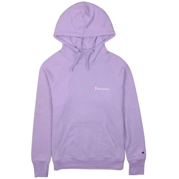 Champion 90's Purple Men's Small Hoodie with Drawstring Pockets