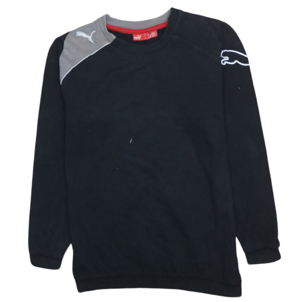 Puma 90's Lightweight Crew Neck Sweatshirt Large Black