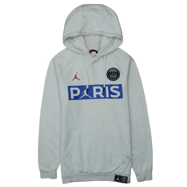 Jordan 90's Paris Pullover Hoodie Small White – Authentic Vintage Hoodie
