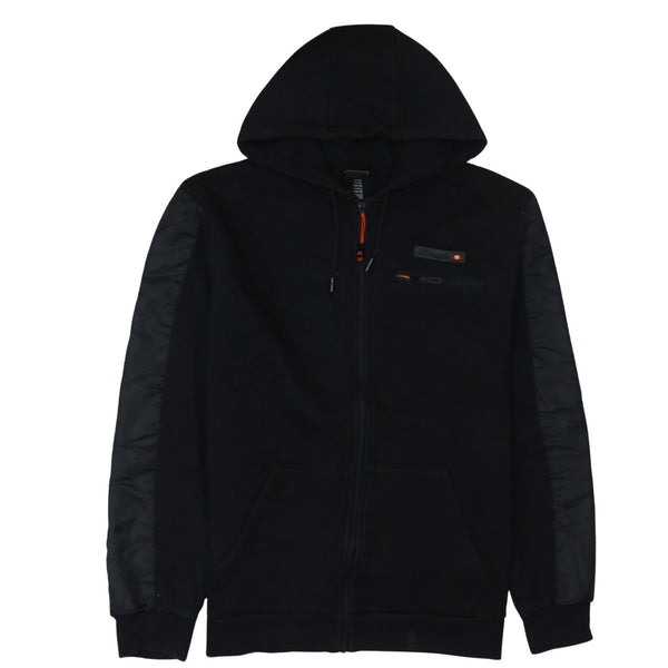 Ellesse 90's Lightweight Full Zip Up Hoodie XXLarge (2XL) Black