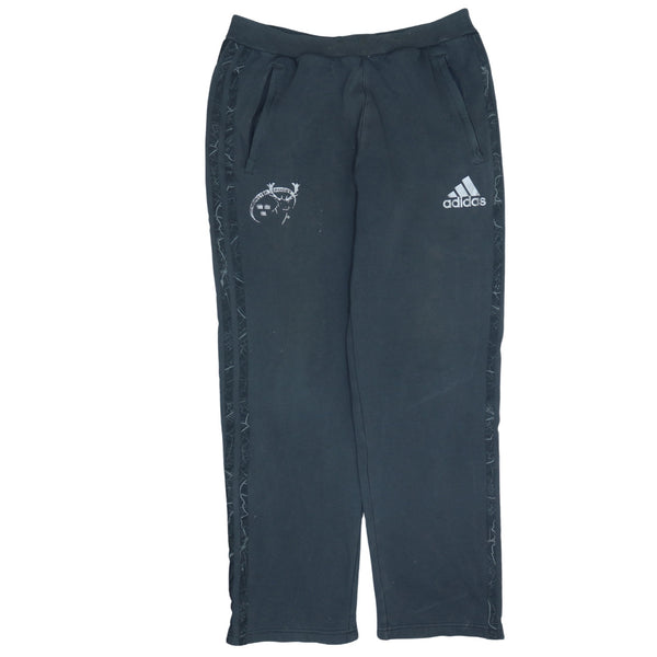 Adidas 90's Grey Straight Leg Baggy Trousers Men's Medium Cotton