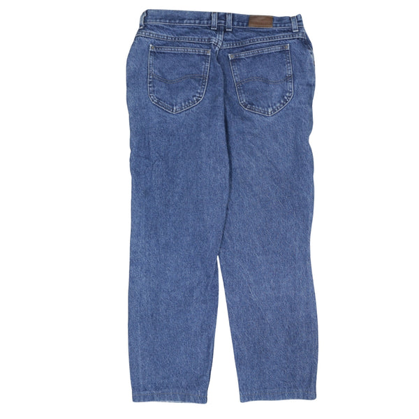 Lee 90's Lightwash Straight Leg Baggy Jeans / Pants 32 Blue