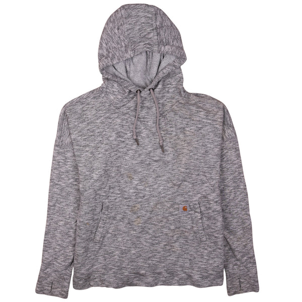 Carhartt 90's Plain Pullover Hoodie Medium Grey