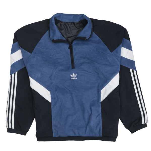 Adidas 90's Hiking Warm Quarter Zip Fleece Jumper Large  Black