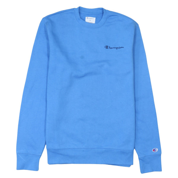 Champion 90's Lightweight Crew Neck Sweatshirt Medium Blue