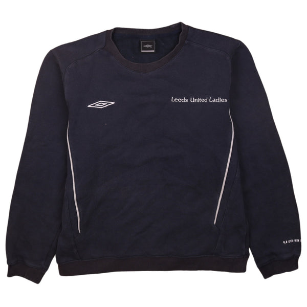 Vintage Umbro 90's Heavyweight Crew Neck Sweatshirt Women's Large Navy
