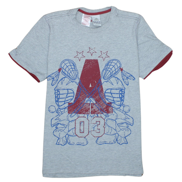 Adidas 90's Short Sleeves Crew Neck T Shirt XLarge Grey