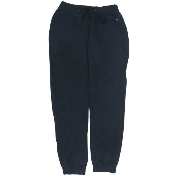 Champion Vintage 90's Black Cotton Tracksuit Joggers Sweatpants Small