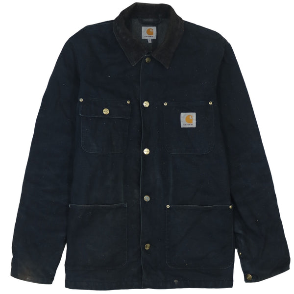 Vintage Carhartt 90's Black Button Up Windbreaker Men's Medium