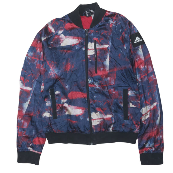 Adidas 90's Vintage Lightweight Windbreaker Small Navy Blue