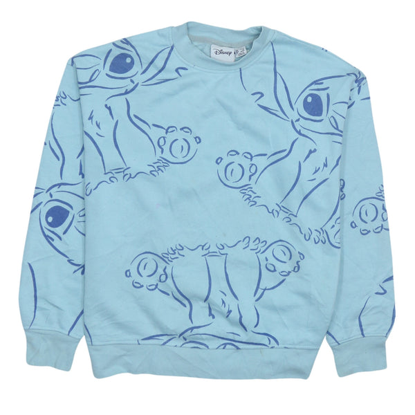 Vintage Disney 90s Blue Crew Neck Sweatshirt Women's XSmall Cotton