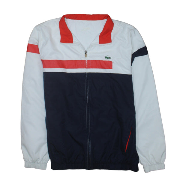 Lacoste 90's Lightweight Full Zip Up Windbreaker Medium  Black