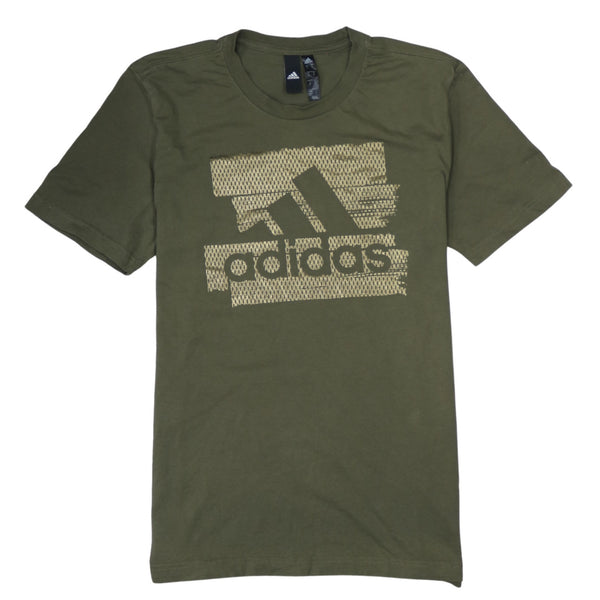 Adidas 90's Spellout Short Sleeves T Shirt Medium Green