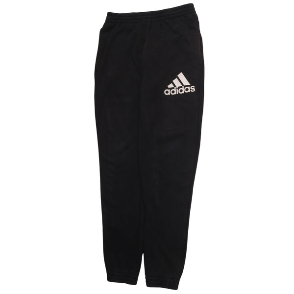 Adidas 90s Vintage Joggers Sweatpants Black Men's Small Elastic Waist