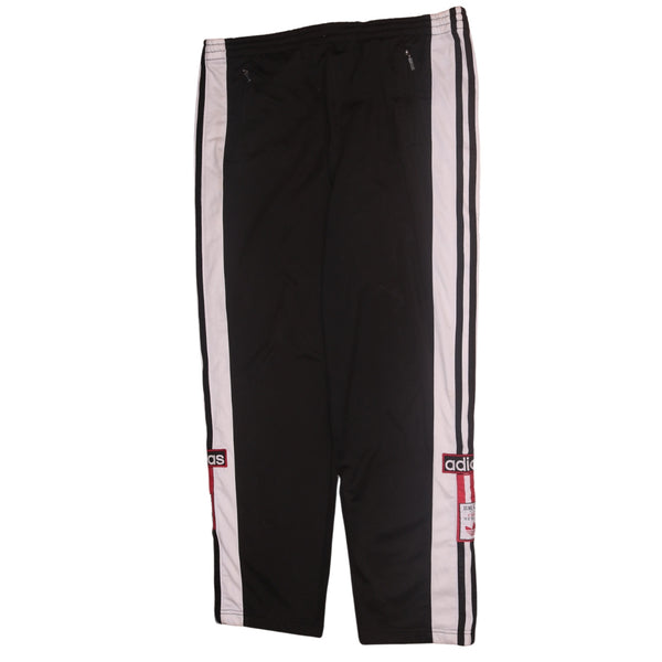 Adidas Vintage 90's Men's Medium Black Elasticated Waistband Drawstring Trousers