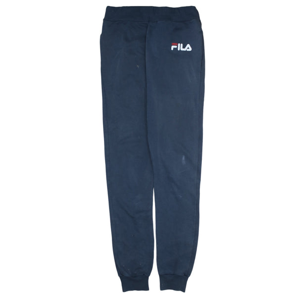 Fila 90's Navy Blue Rib Cuff Cotton Joggers Sweatpants Men’s 30