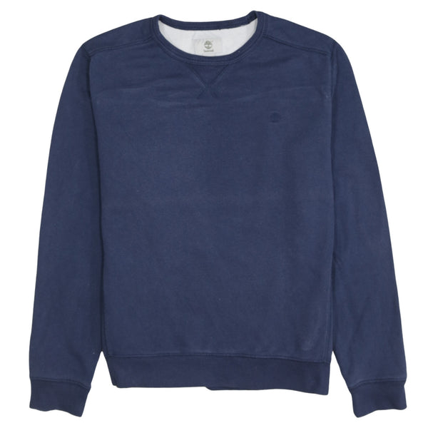 Timberland 90's Lightweight Crew Neck Sweatshirt Medium Navy Blue
