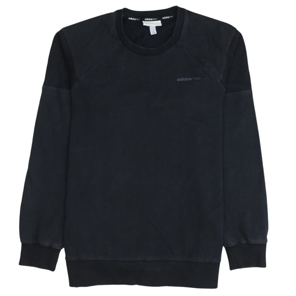 Adidas 90's Lightweight Crew Neck Sweatshirt Medium Black