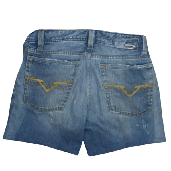 Diesel 90's Lightwash Baggy Chino Shorts 29 Blue