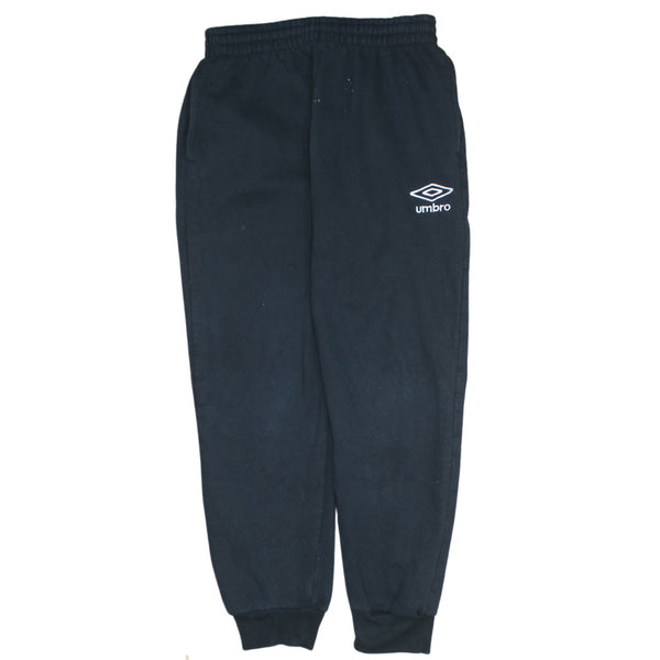 Umbro 90's Black Joggers Sweatpants Medium with Drawstrings